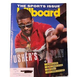 Billboard Magazine Usher's Big Play The Sports Issue February 10, 2024